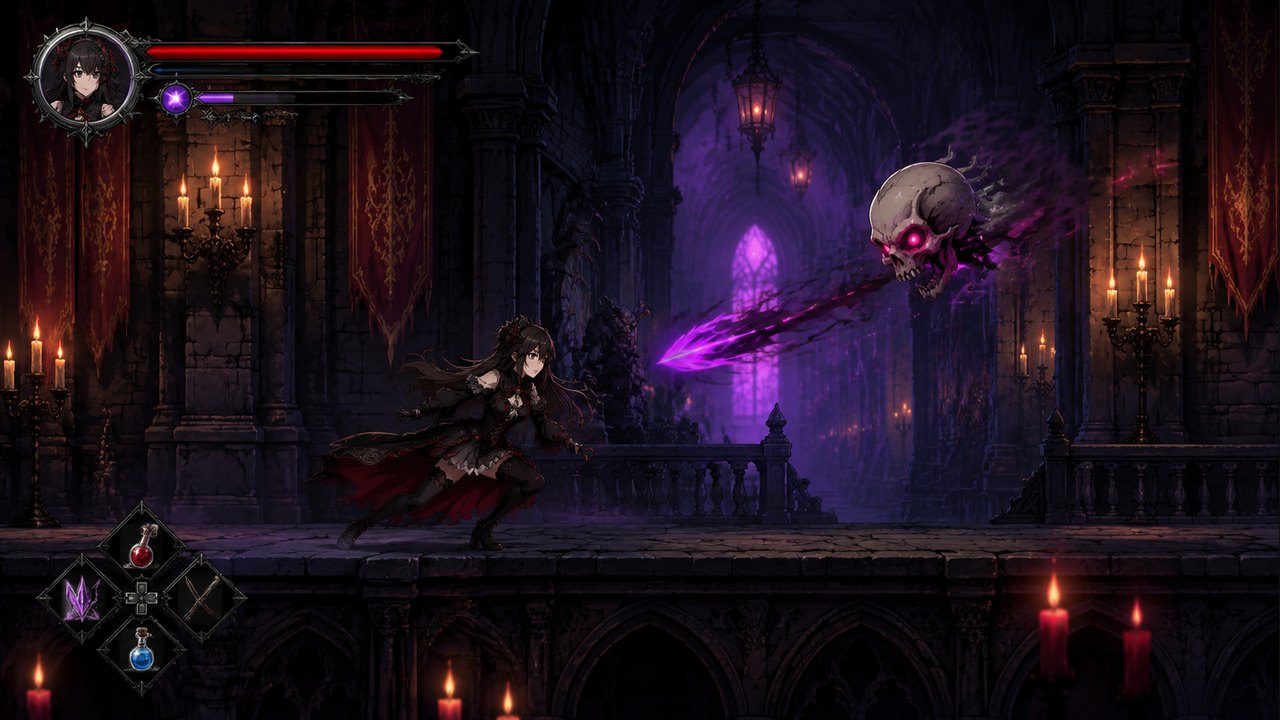 哥特少女勇闯恶魔城2 角色路线 专题图 4